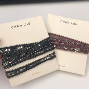 LOT OF 2! Chan Luu neckties NWT ANTHROPOLOGIE